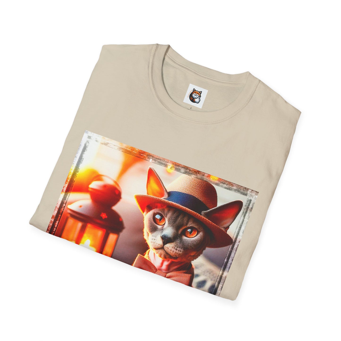 Devon Rex Cat Unisex Softstyle T-Shirt