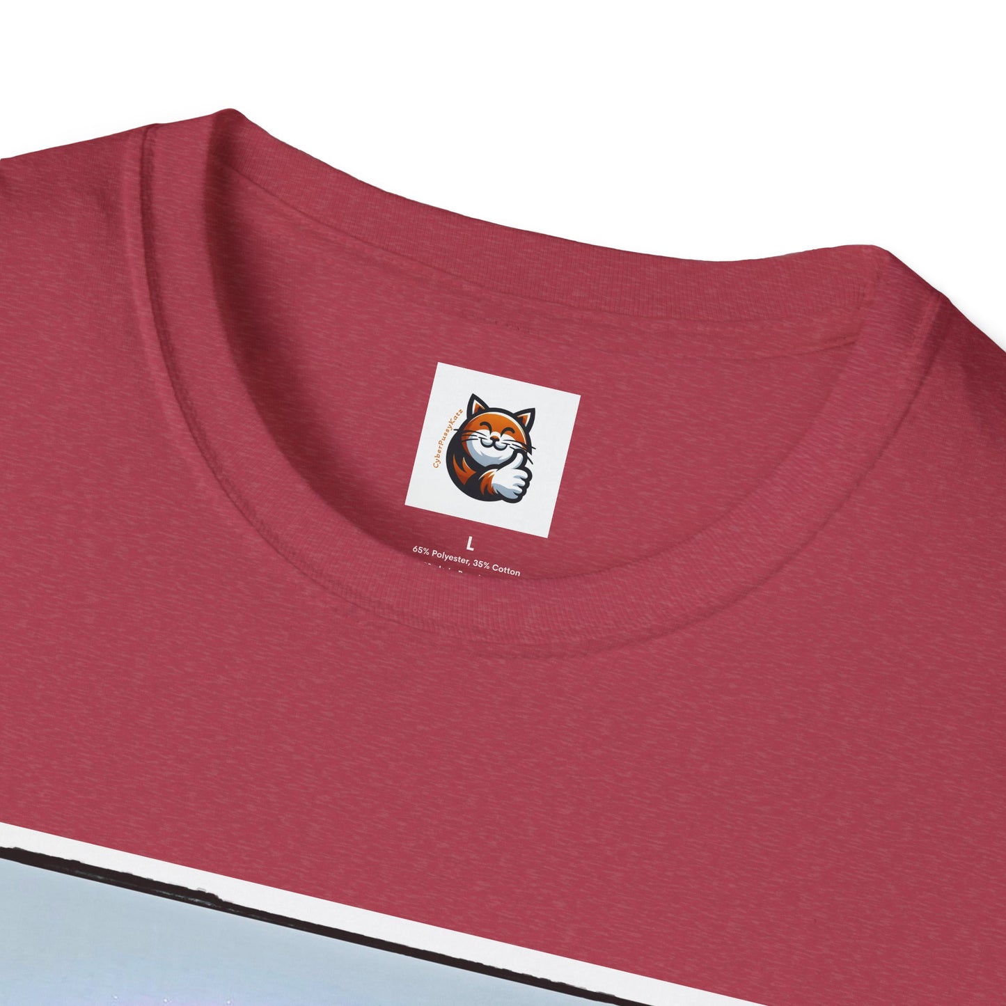 Devon Rex Cat rainbow Softstyle T-Shirt
