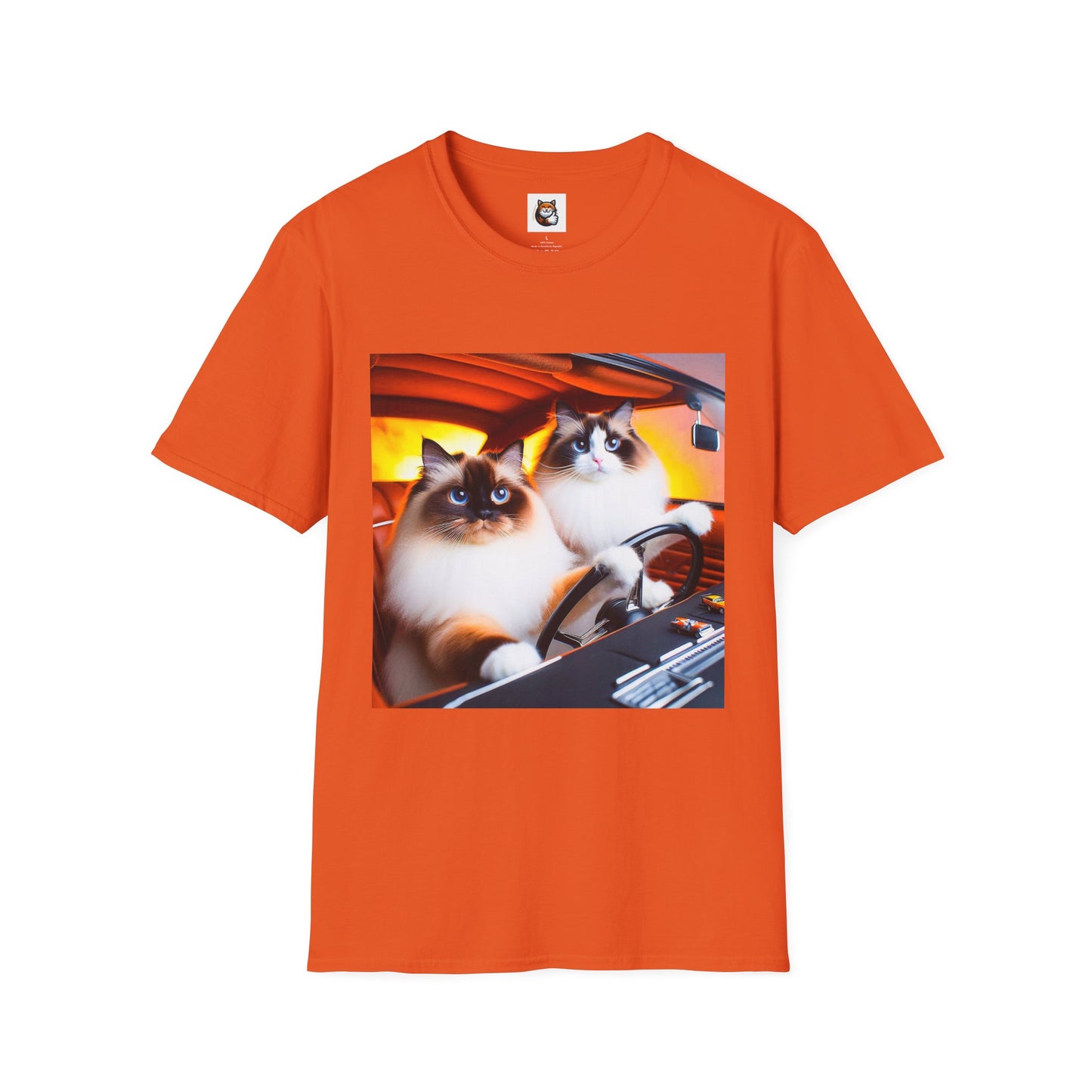Wacky Ragdoll Unisex Softstyle T-Shirt