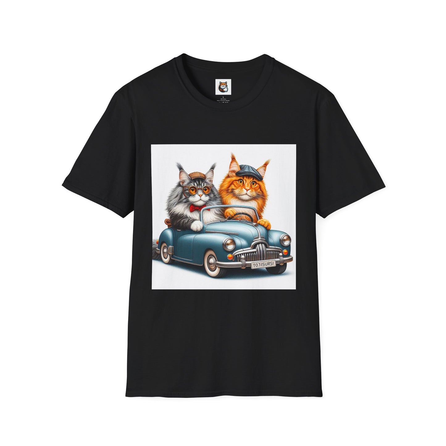 Wacky Maine Coon Unisex Softstyle T-Shirt