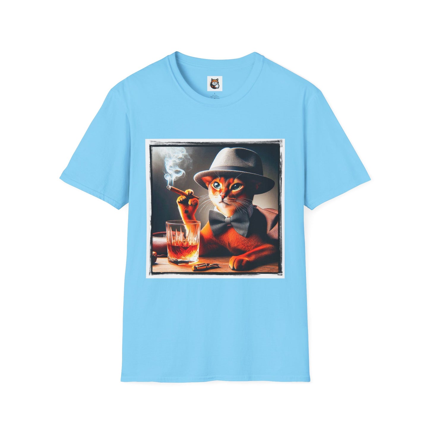 Abyssinian cigar smoking Softstyle T-Shirt