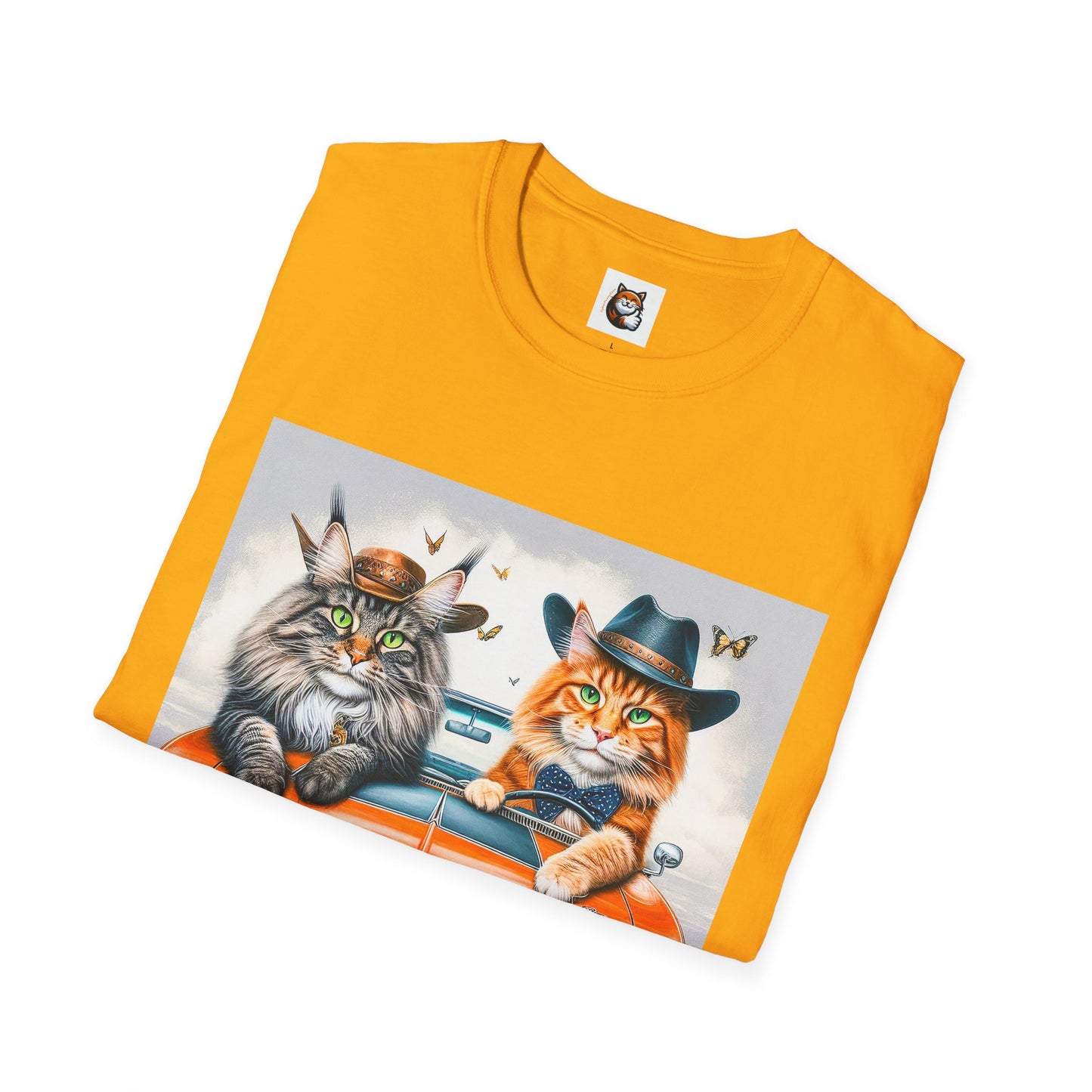 Wacky Maine Coon Unisex Softstyle T-Shirt