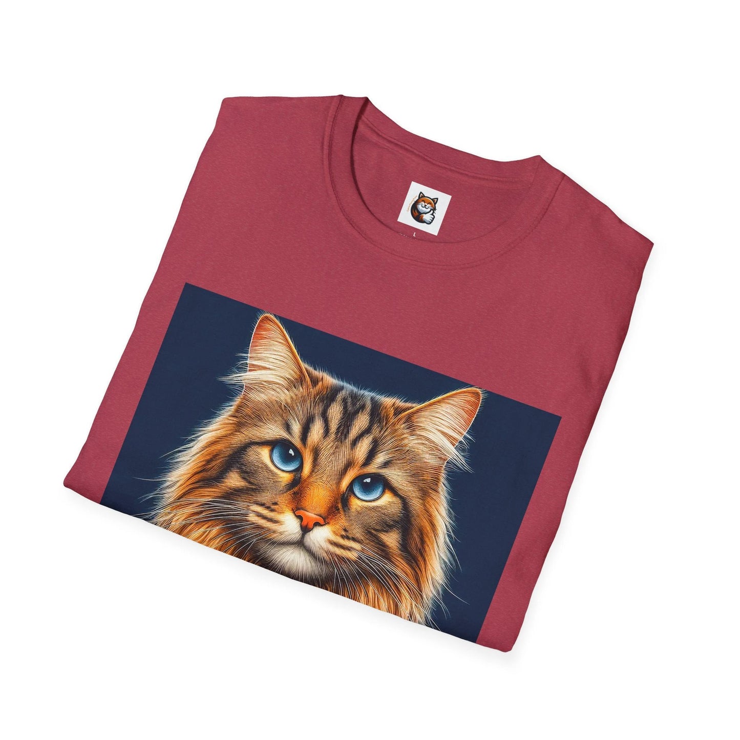 Norwegian Forest Cat Unisex Softstyle T-Shirt by Printify