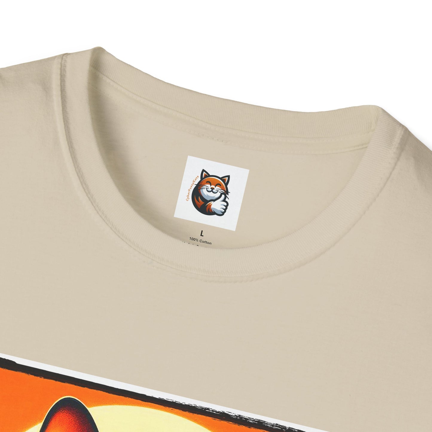 Cornish Rex Cat crashing waves T-Shirt