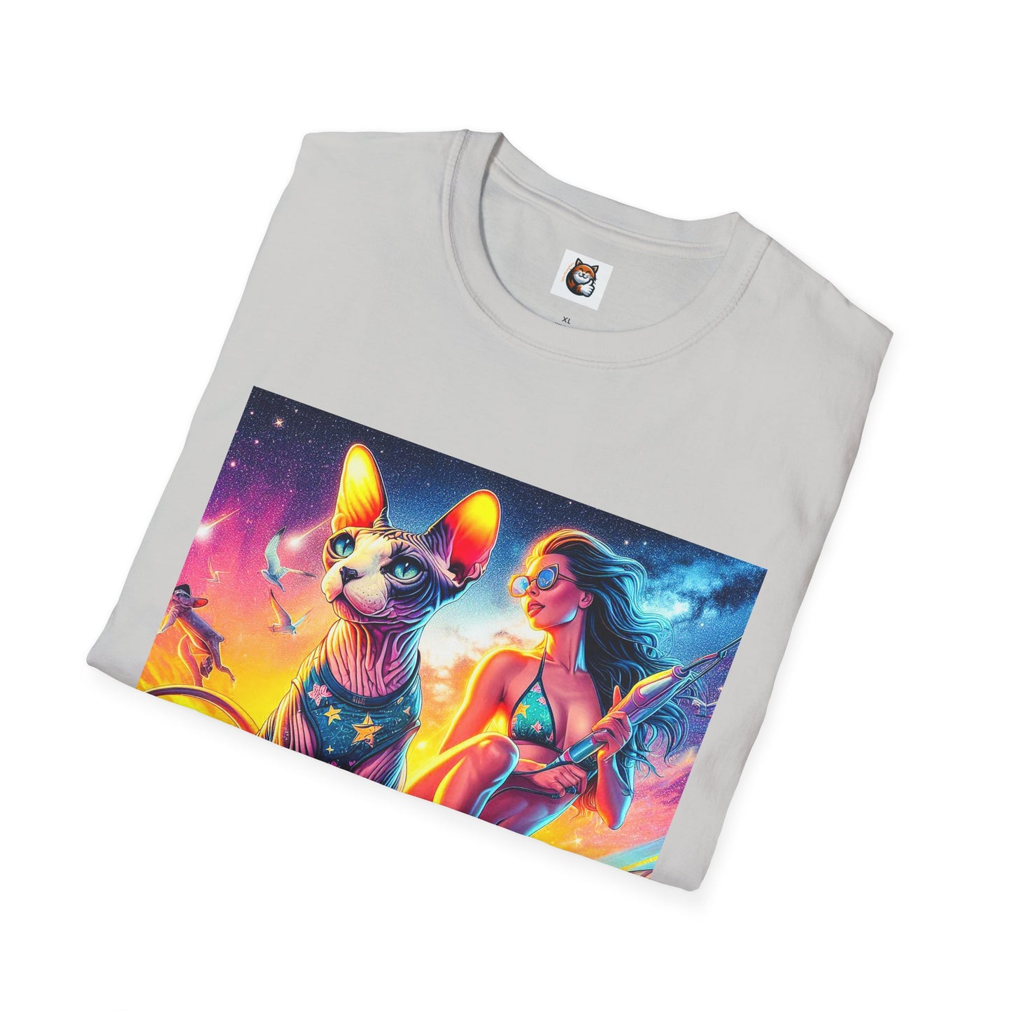 Sphynx Cat surfing queen shirt