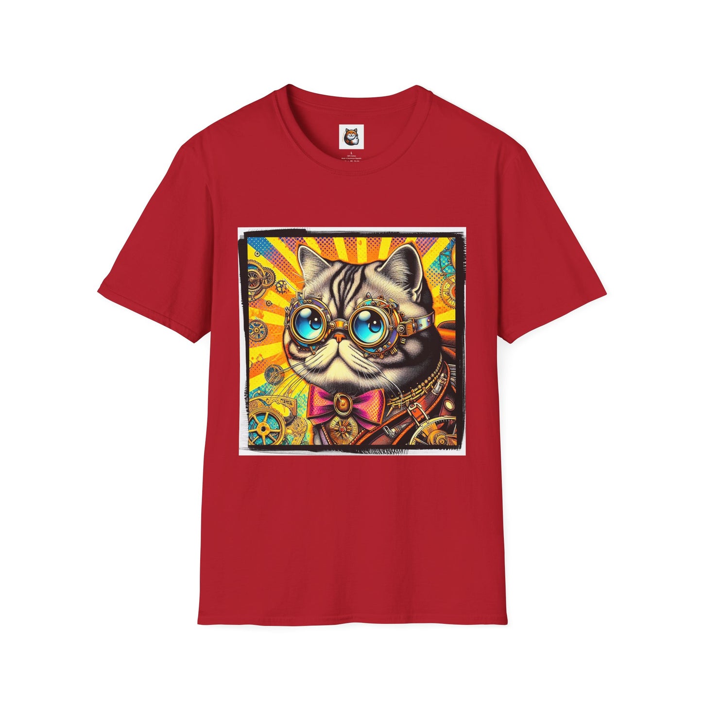 Exotic Shorthair Cat Unisex Softstyle T-Shirt