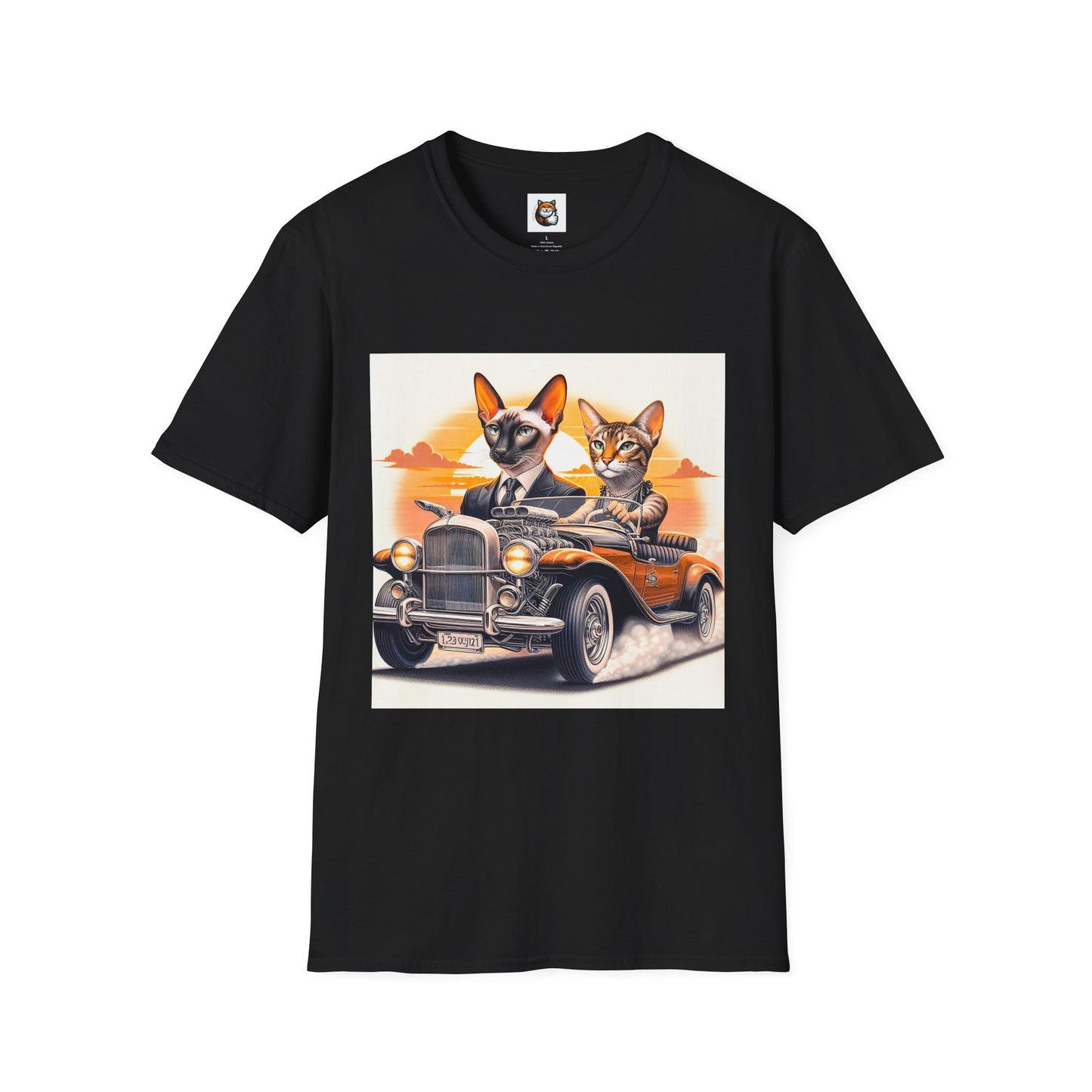 Wacky Oriental Shorthair Unisex Softstyle T-Shirt