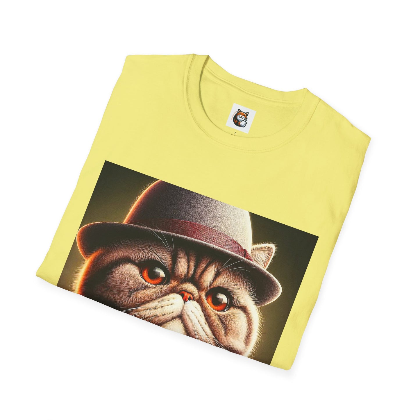 Exotic Shorthair Cat Unisex Softstyle T-Shirt