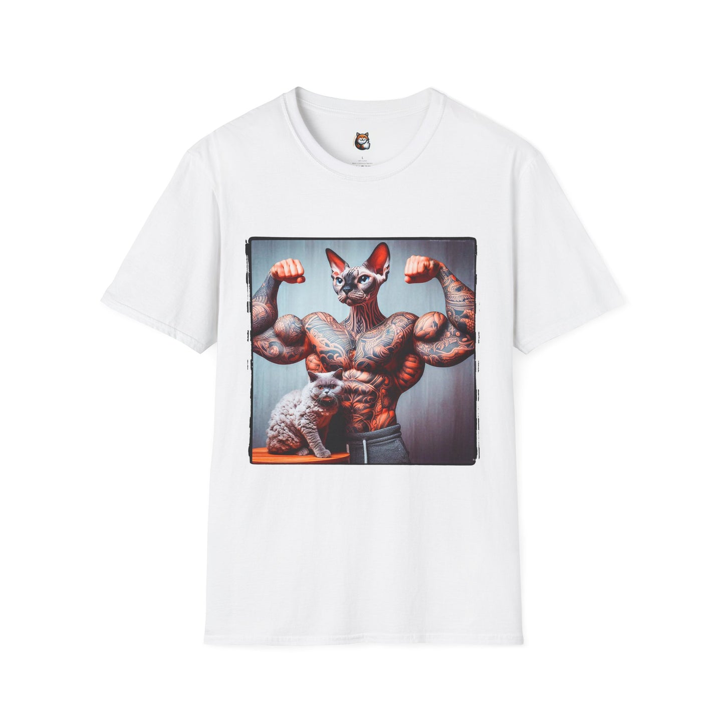Devon Rex Cat Unisex Softstyle T-Shirt