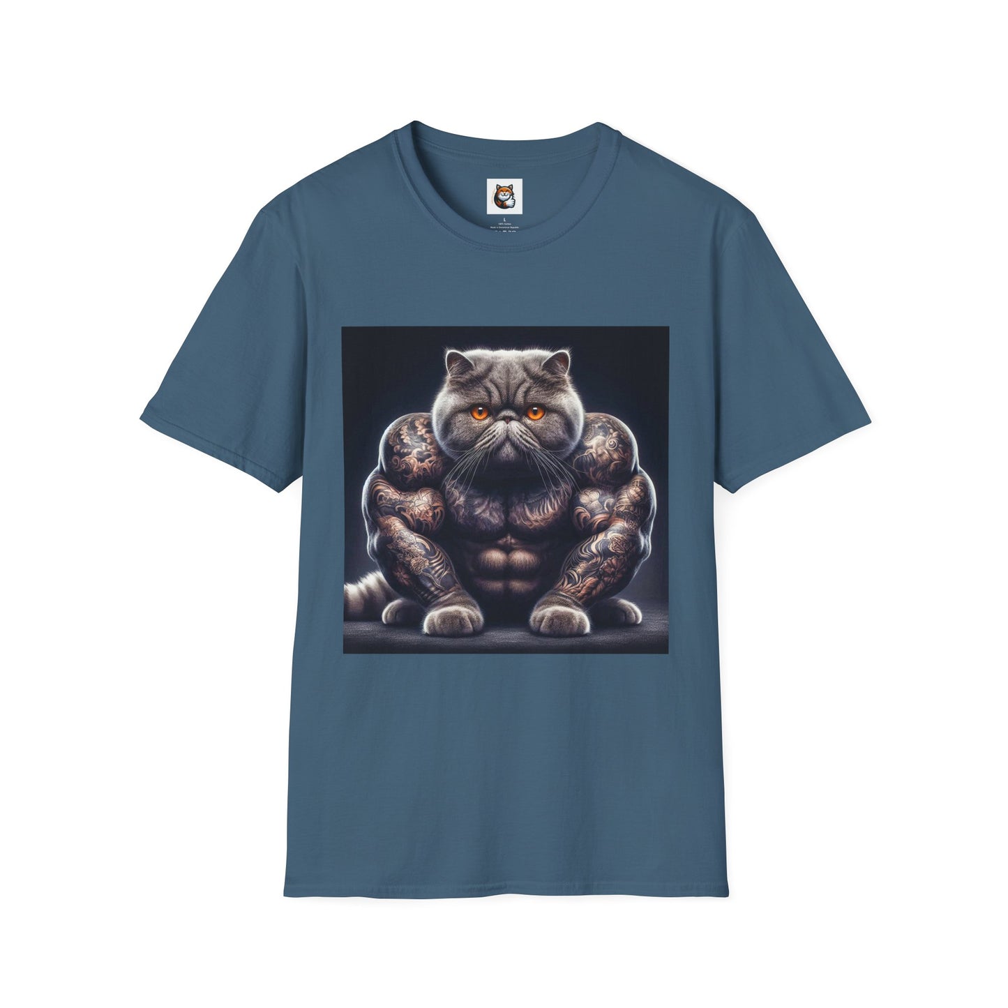 Exotic Shorthair Cat Unisex Softstyle T-Shirt