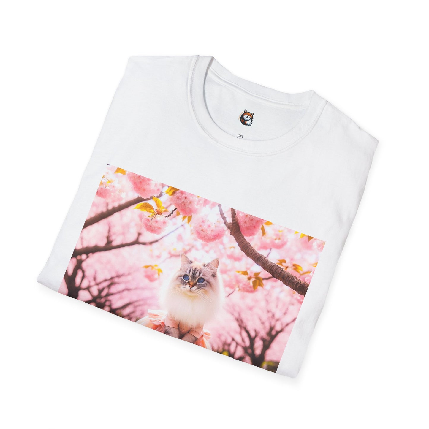 Siberian Cat pink dress shirt
