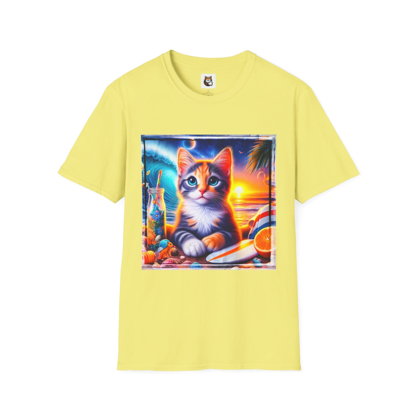 Domestic Cat Unisex Softstyle T-Shirt