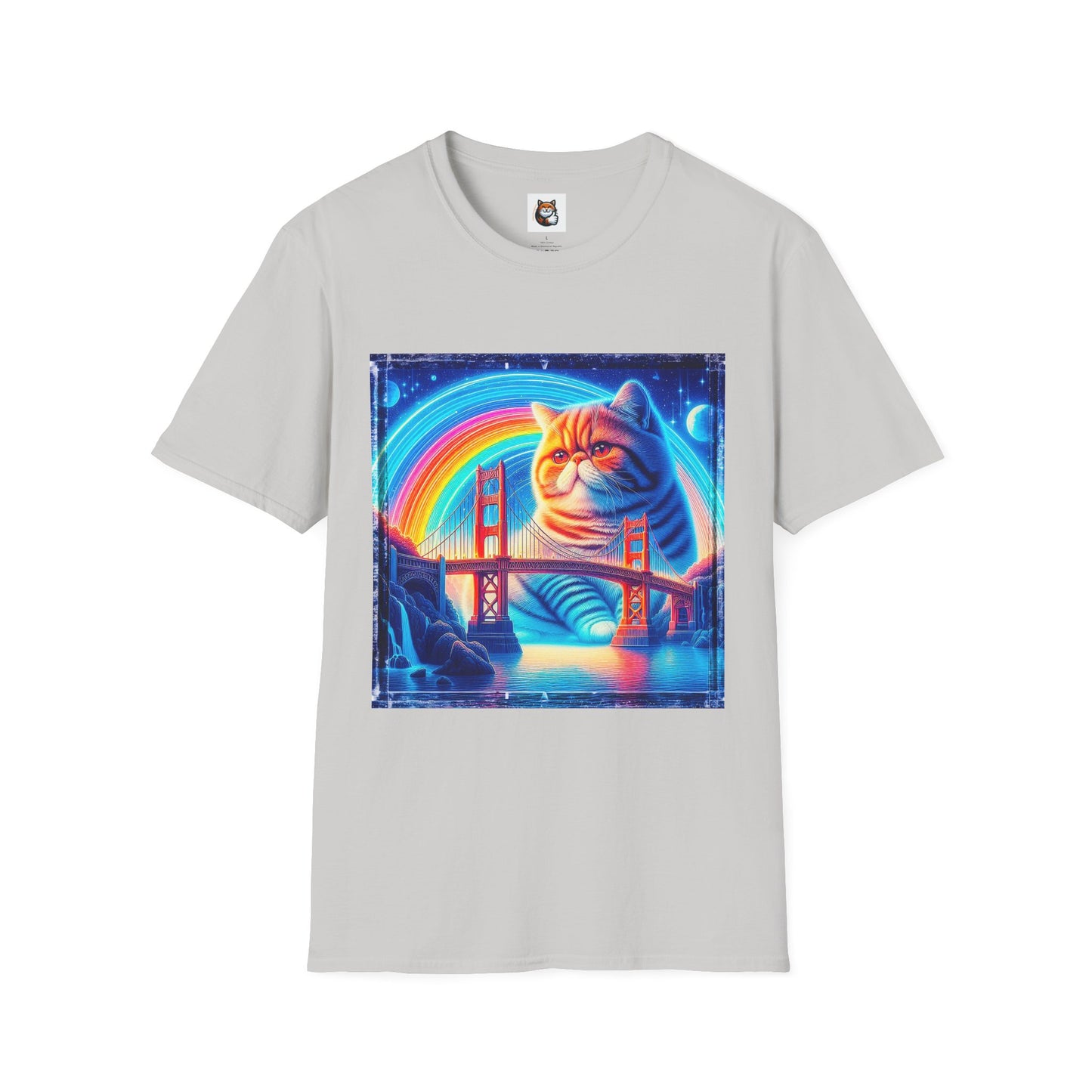 Exotic Shorthair Cat Unisex Softstyle T-Shirt
