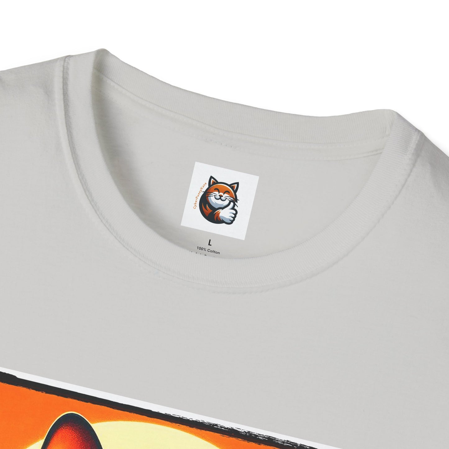 Cornish Rex Cat crashing waves T-Shirt