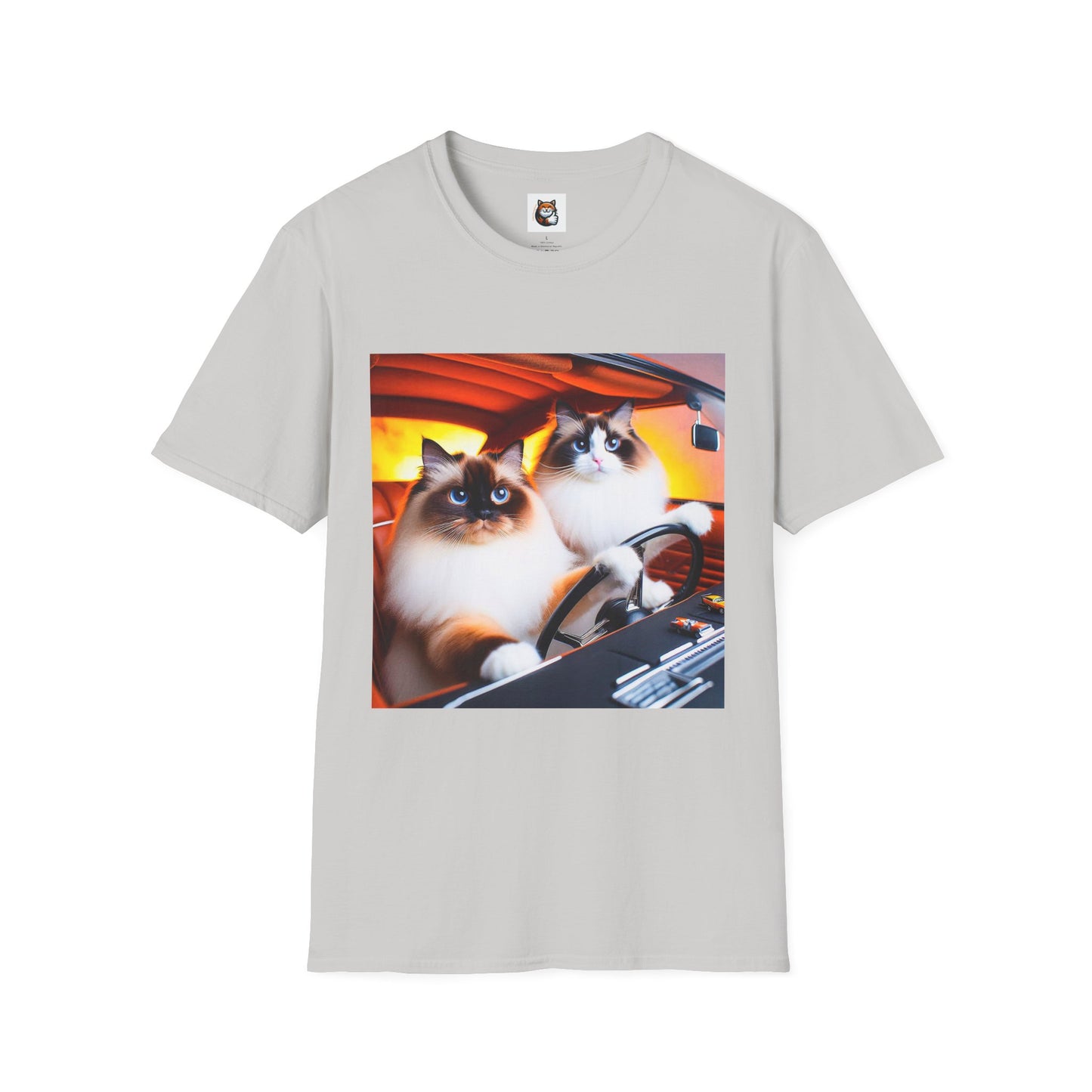 Wacky Ragdoll Unisex Softstyle T-Shirt