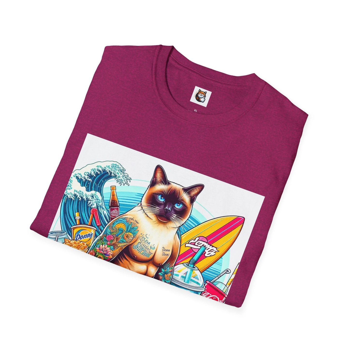 Siamese Cat beach hottie by Printify