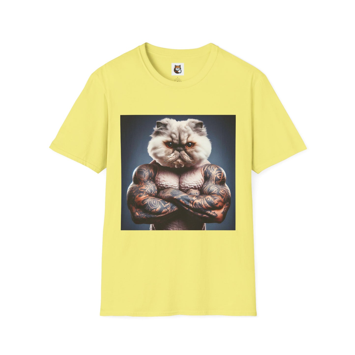 Selkirk Rex Cat T-Shirt - gym day