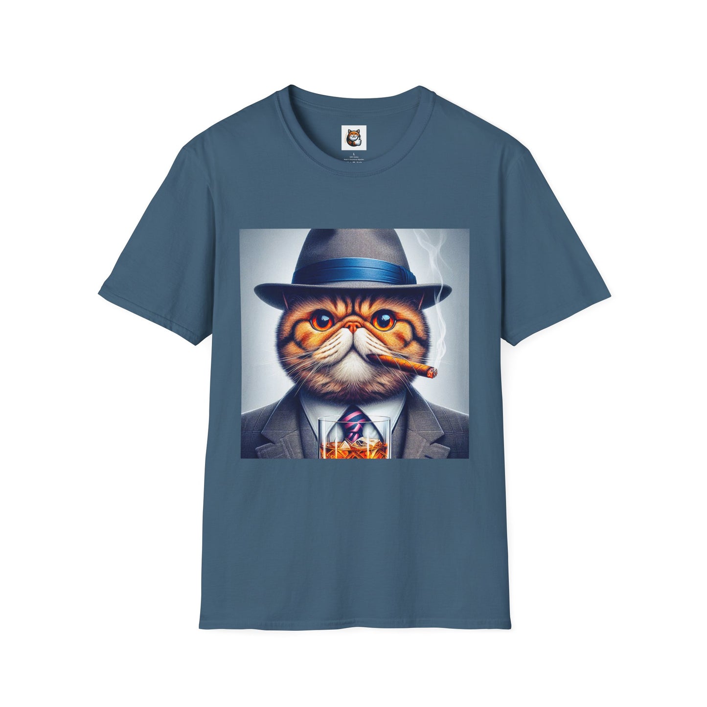 Exotic Shorthair Cat Unisex Softstyle T-Shirt