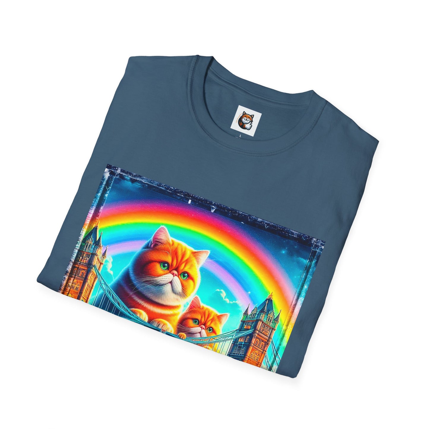 Exotic Shorthair Cat Unisex Softstyle T-Shirt