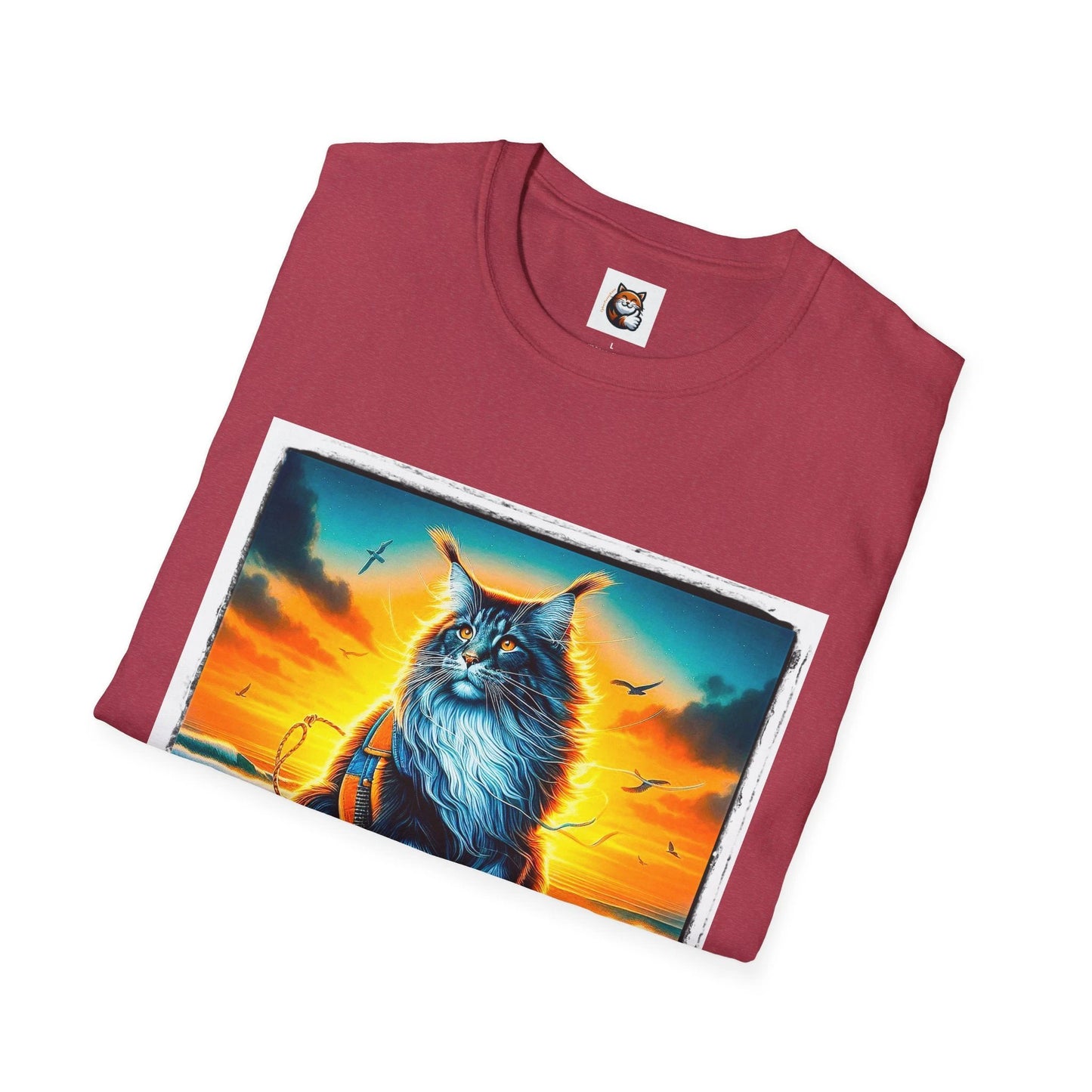 Maine Coon Unisex Softstyle T-Shirt by Printify