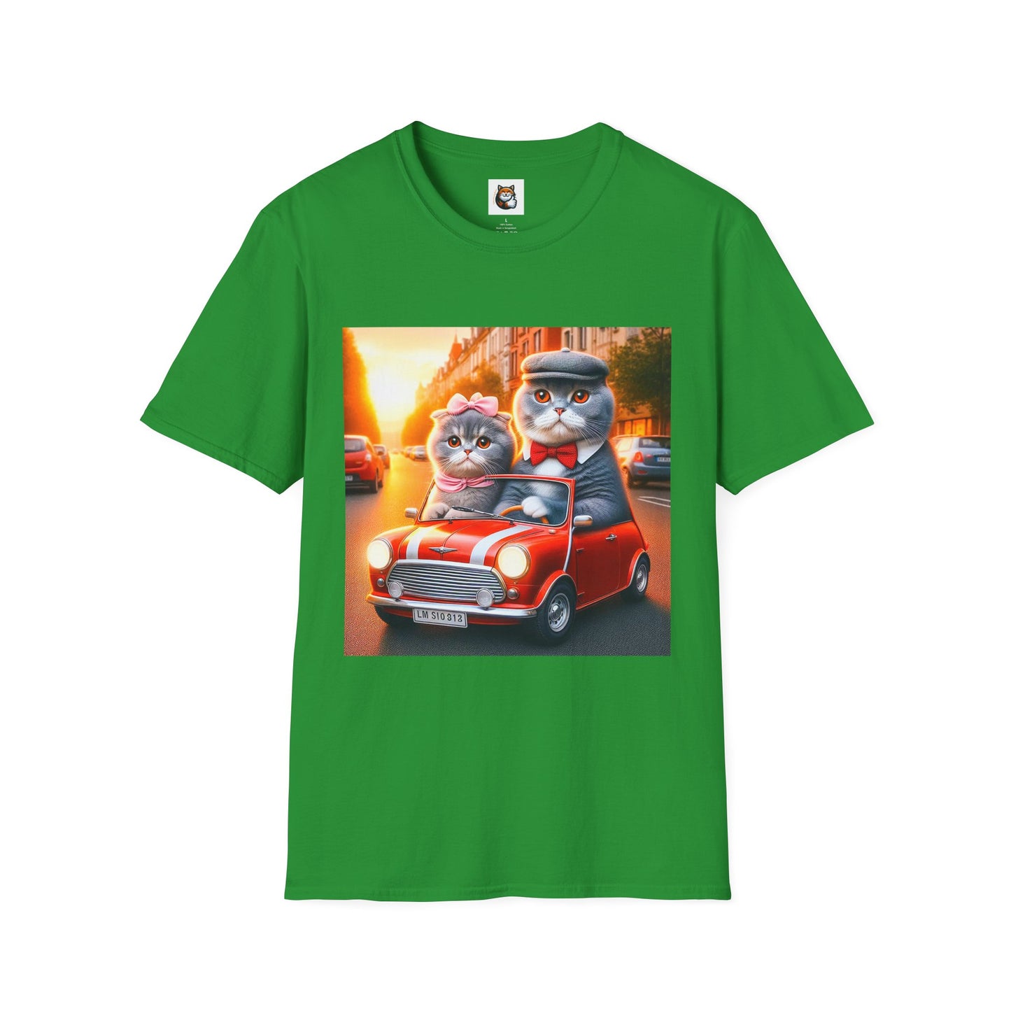 Scottish Fold tiny car T-Shirt