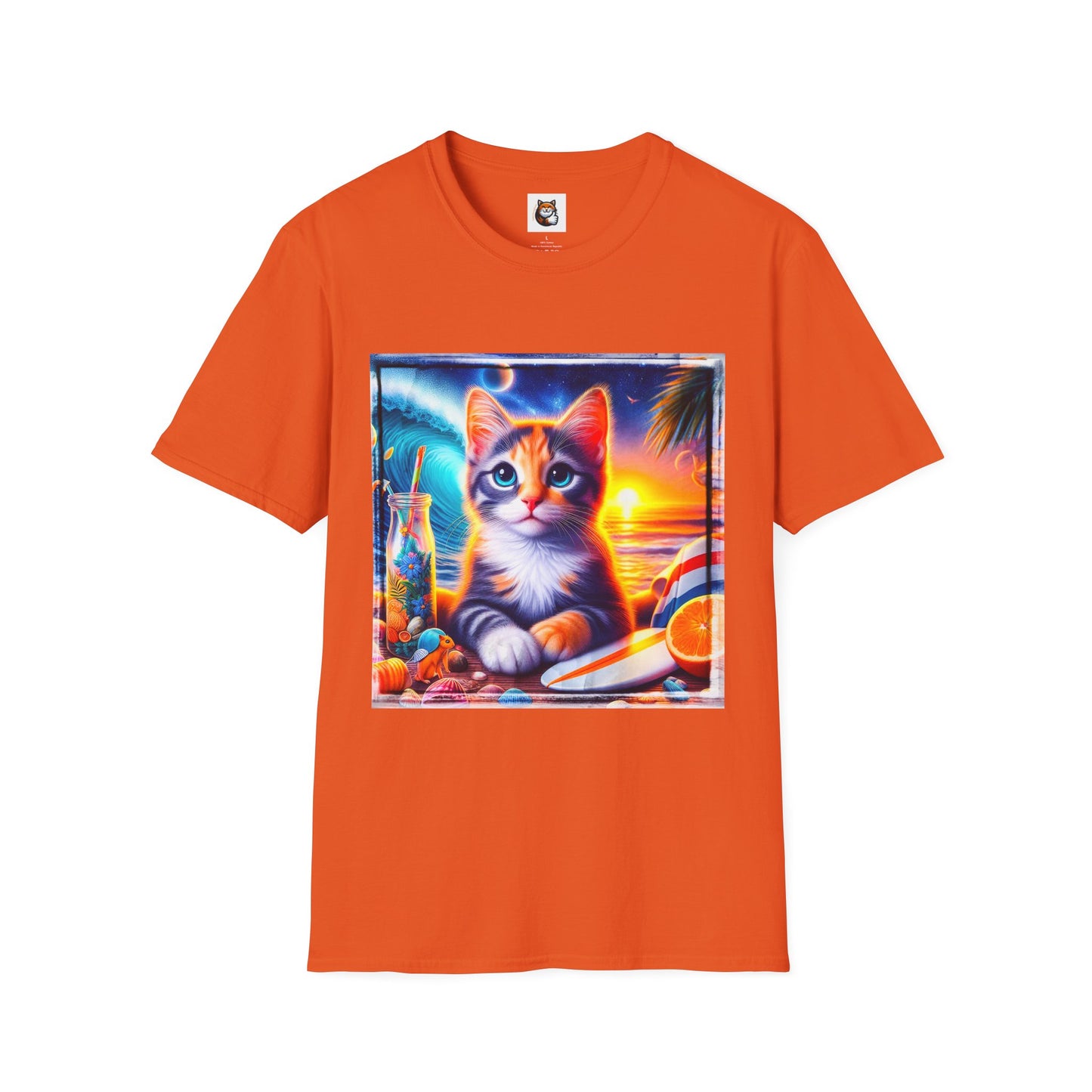 Domestic Cat Unisex Softstyle T-Shirt