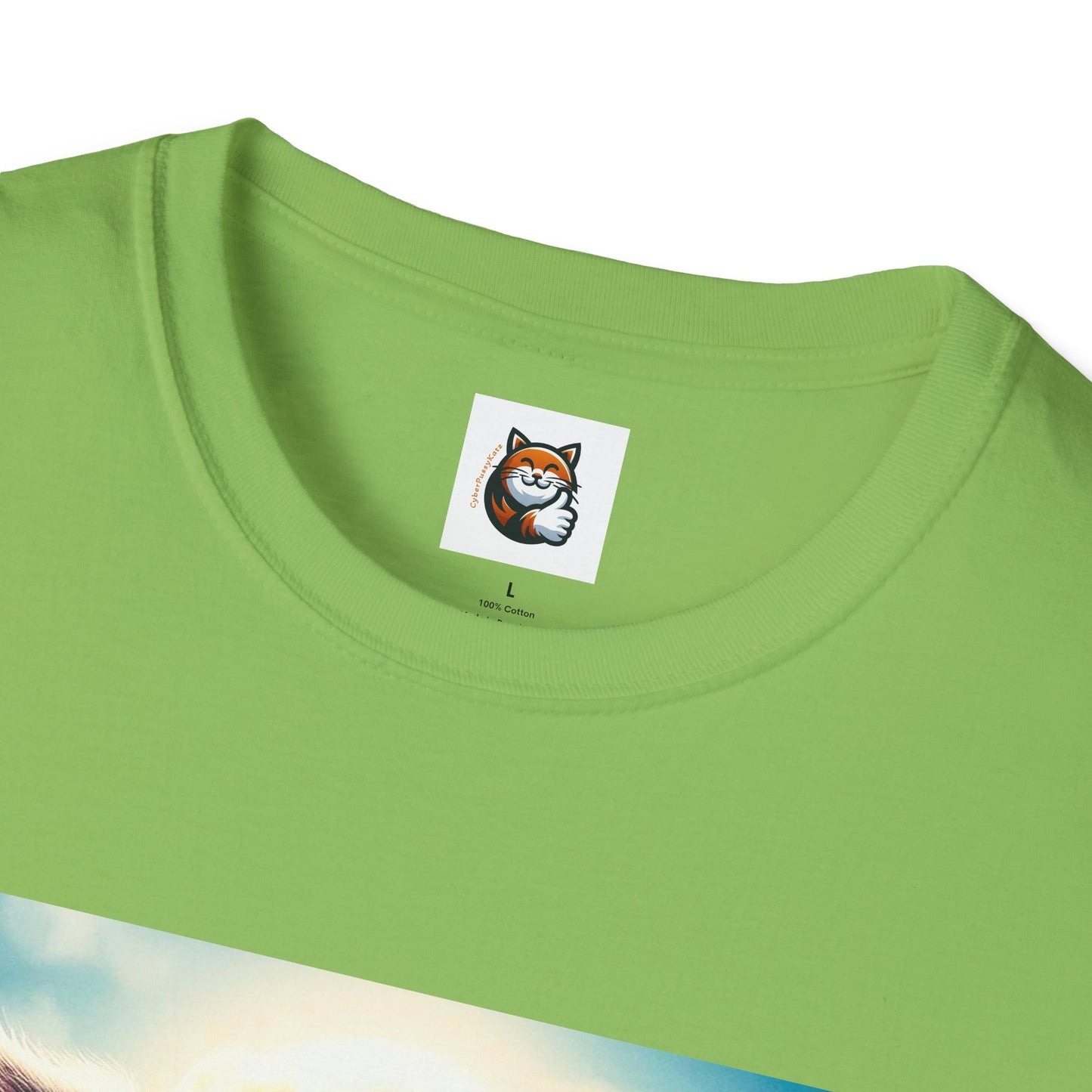 Selkirk Rex Cat T-Shirt beach day