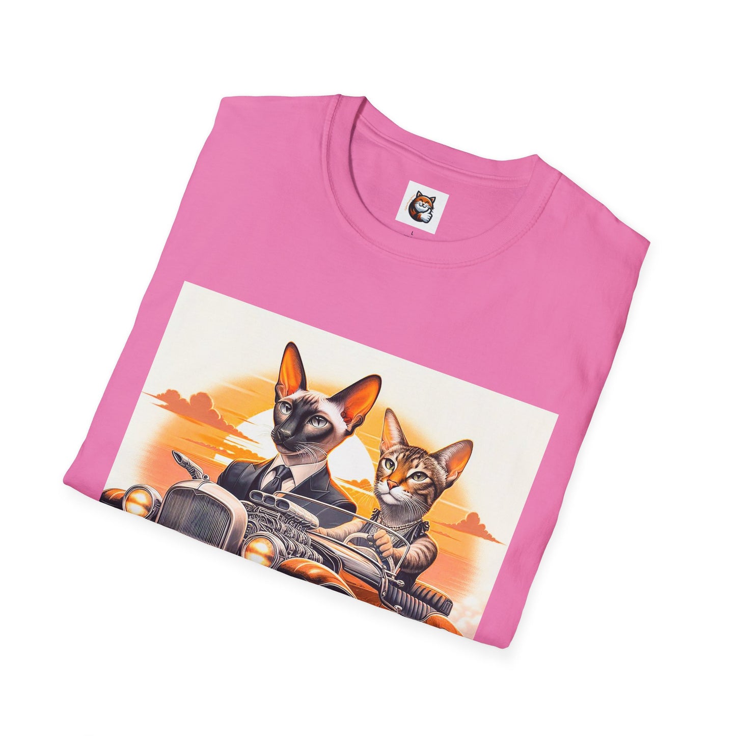 Wacky Oriental Shorthair Unisex Softstyle T-Shirt