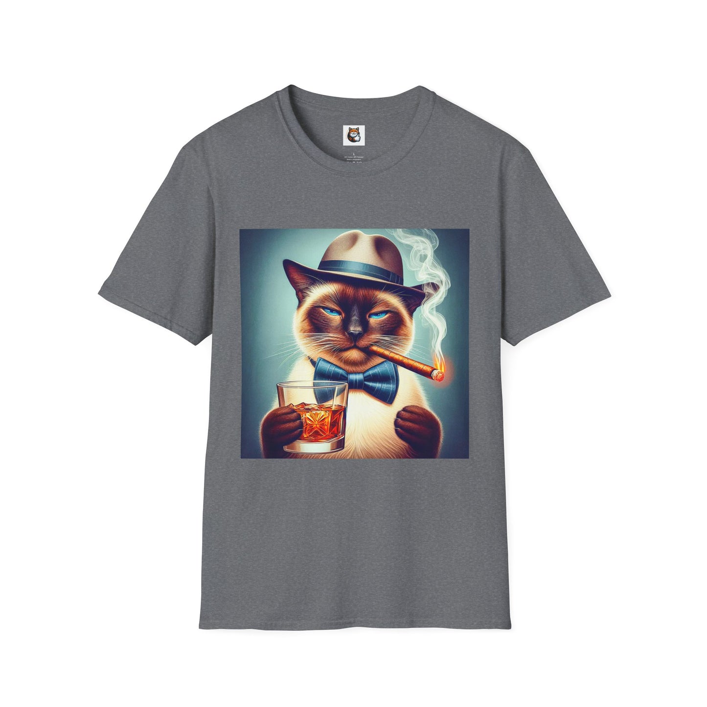 Siamese Cat smoking shirt
