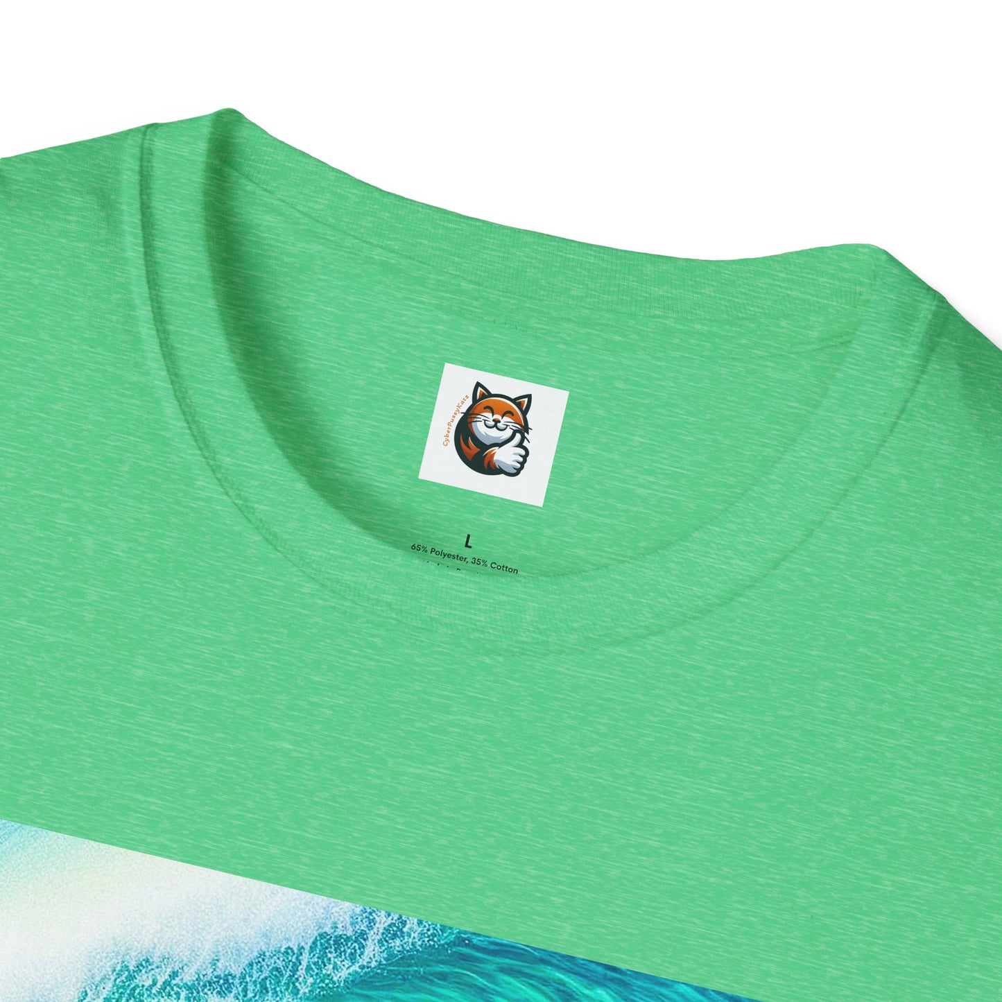 Siberian Cat surfs up shirt