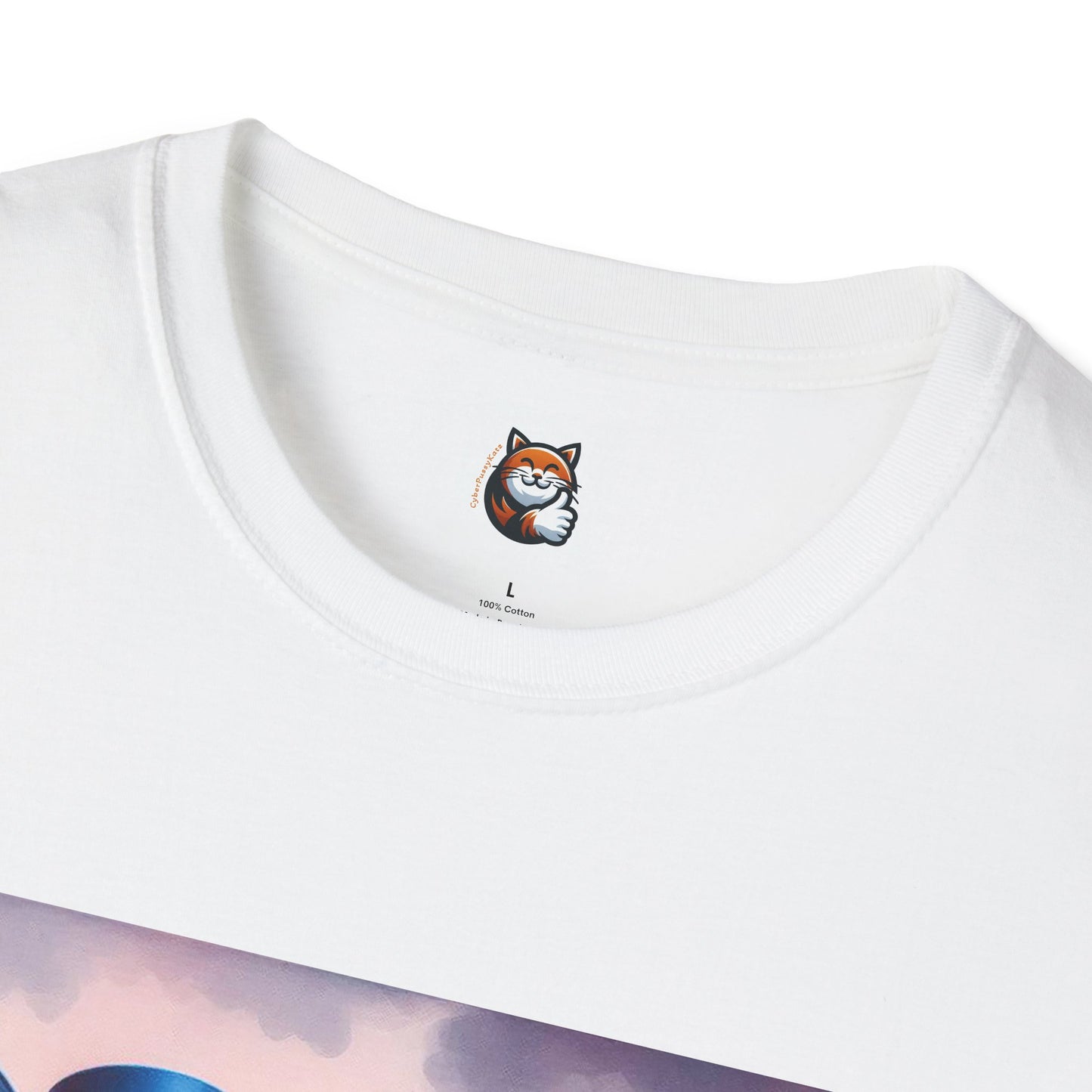 Russian Blue Cat tiny car T-Shirt