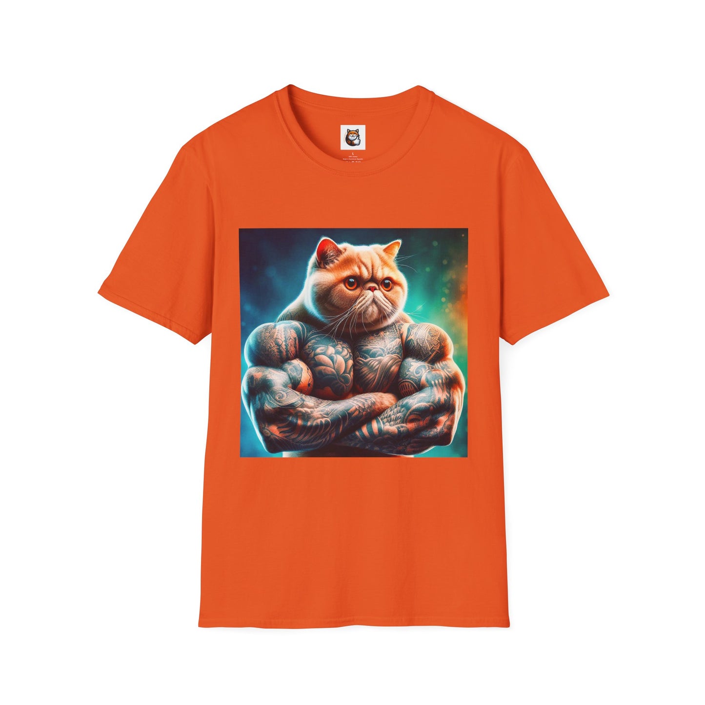Exotic Shorthair Cat Unisex Softstyle T-Shirt