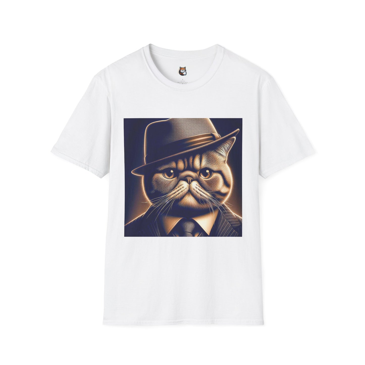 Exotic Shorthair Cat Unisex Softstyle T-Shirt