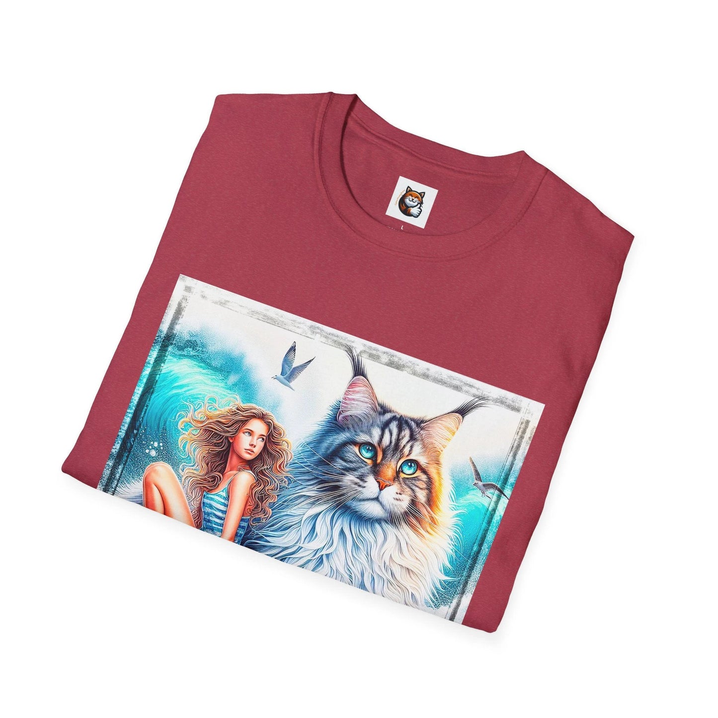 Maine Coon Unisex Softstyle T-Shirt by Printify