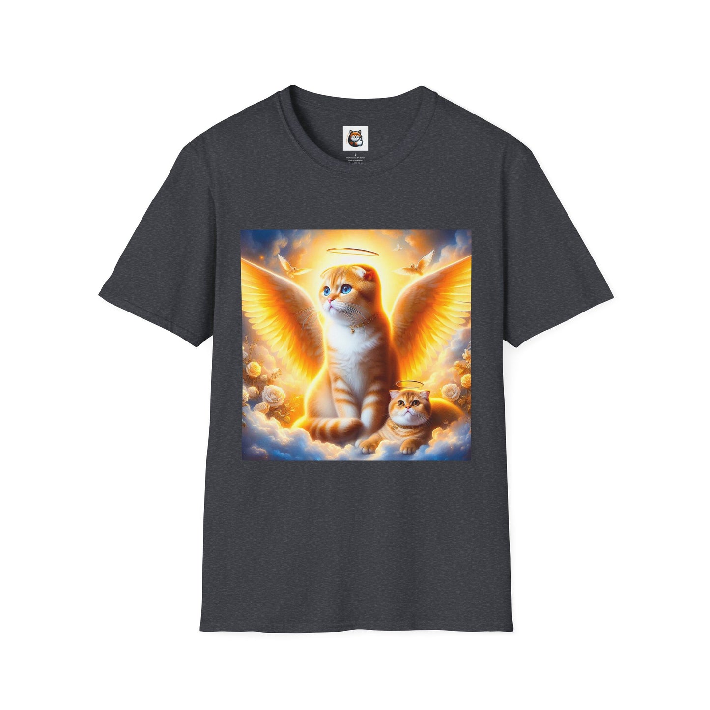 Scottish Fold Cat golden Angel T-Shirt