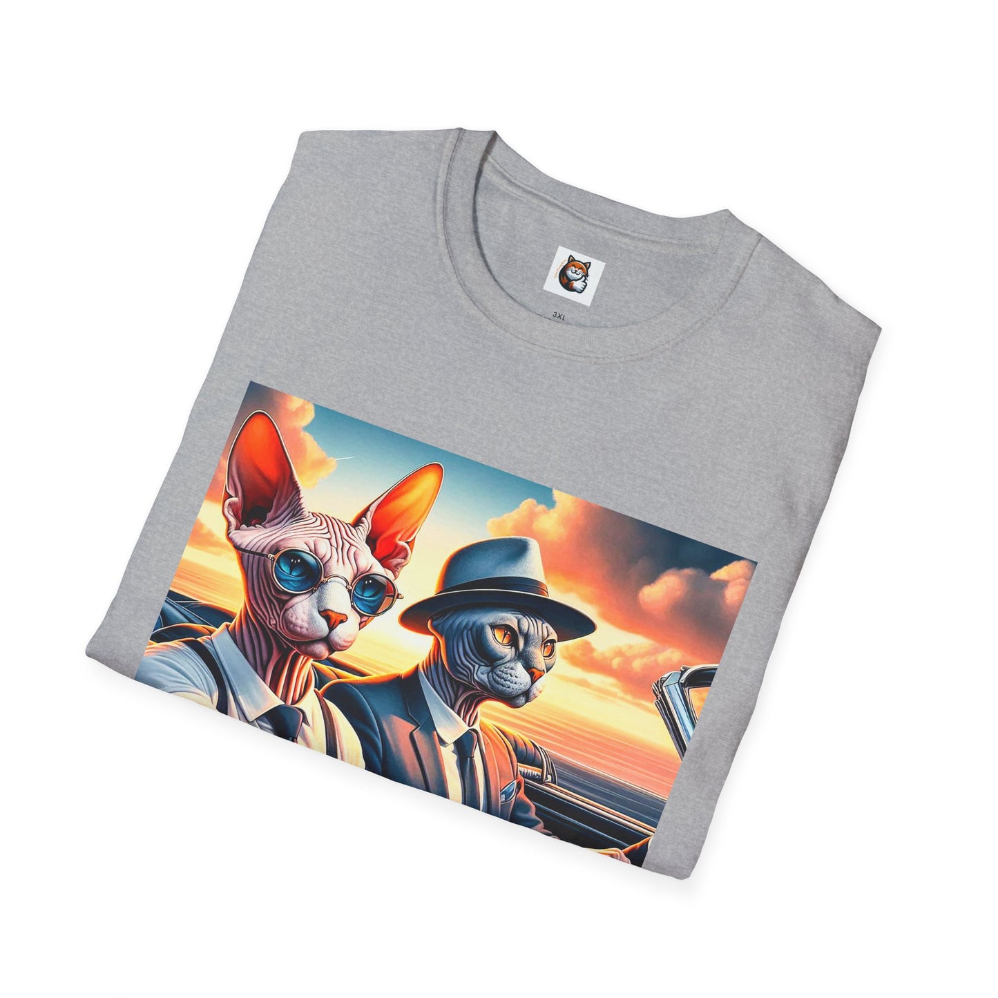 Wacky Sphynx Cat friends driving