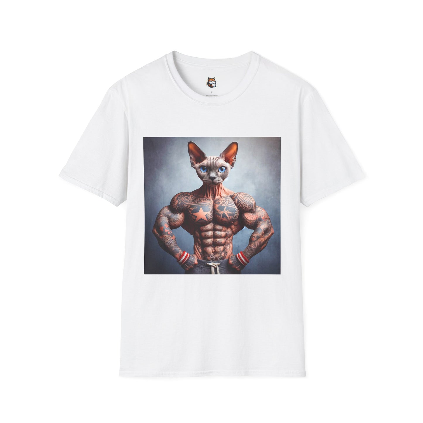 Devon Rex Cat Unisex Softstyle T-Shirt