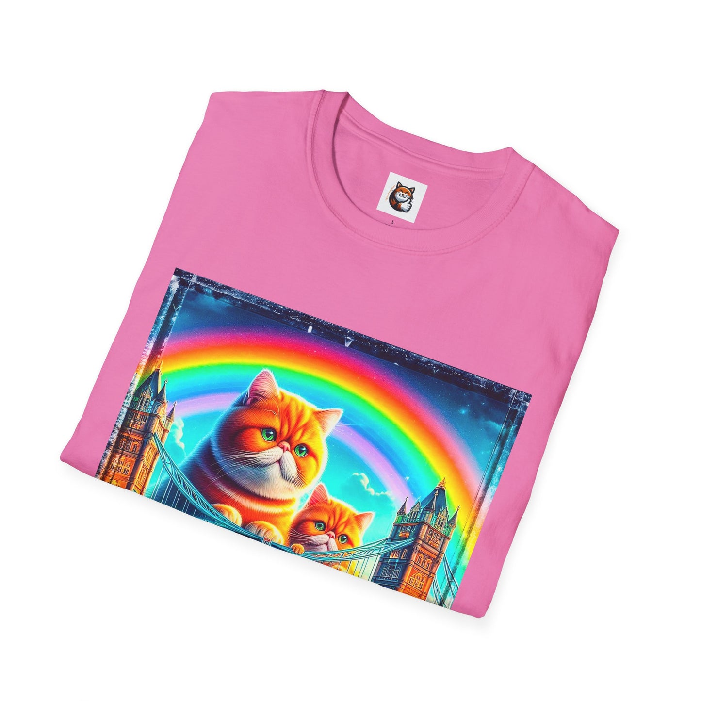 Exotic Shorthair Cat Unisex Softstyle T-Shirt