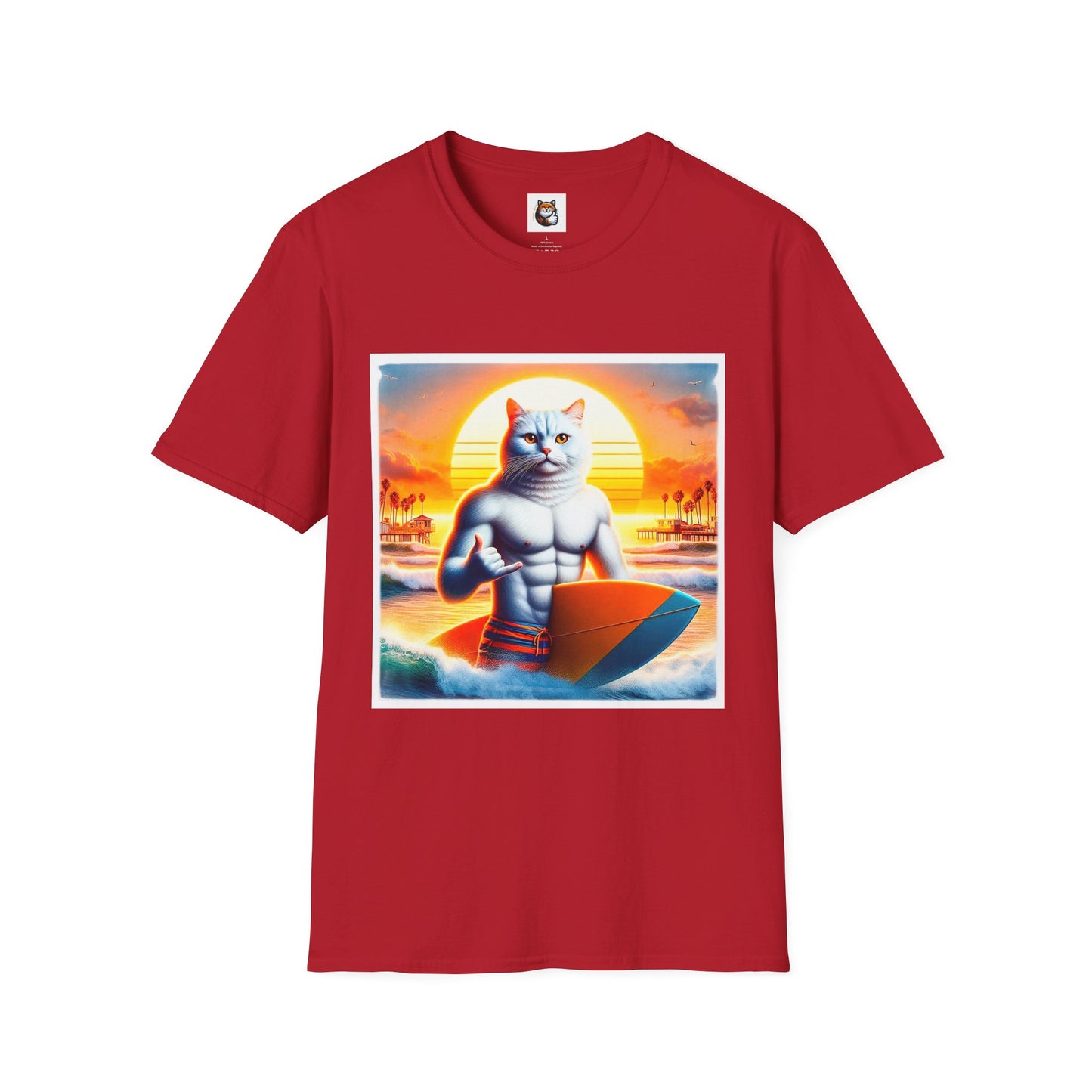 Domestic Cat Unisex Softstyle T-Shirt