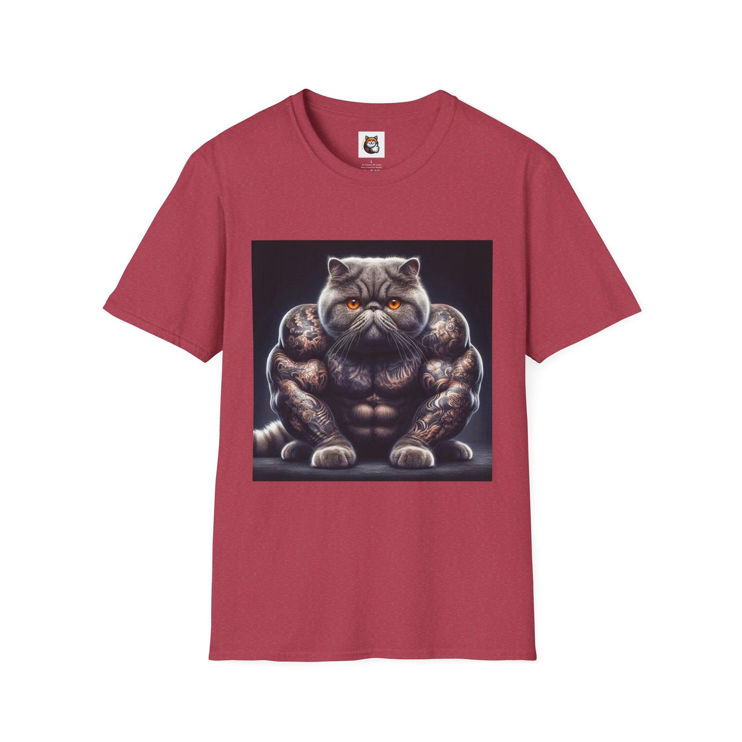 Exotic Shorthair Cat Unisex Softstyle T-Shirt
