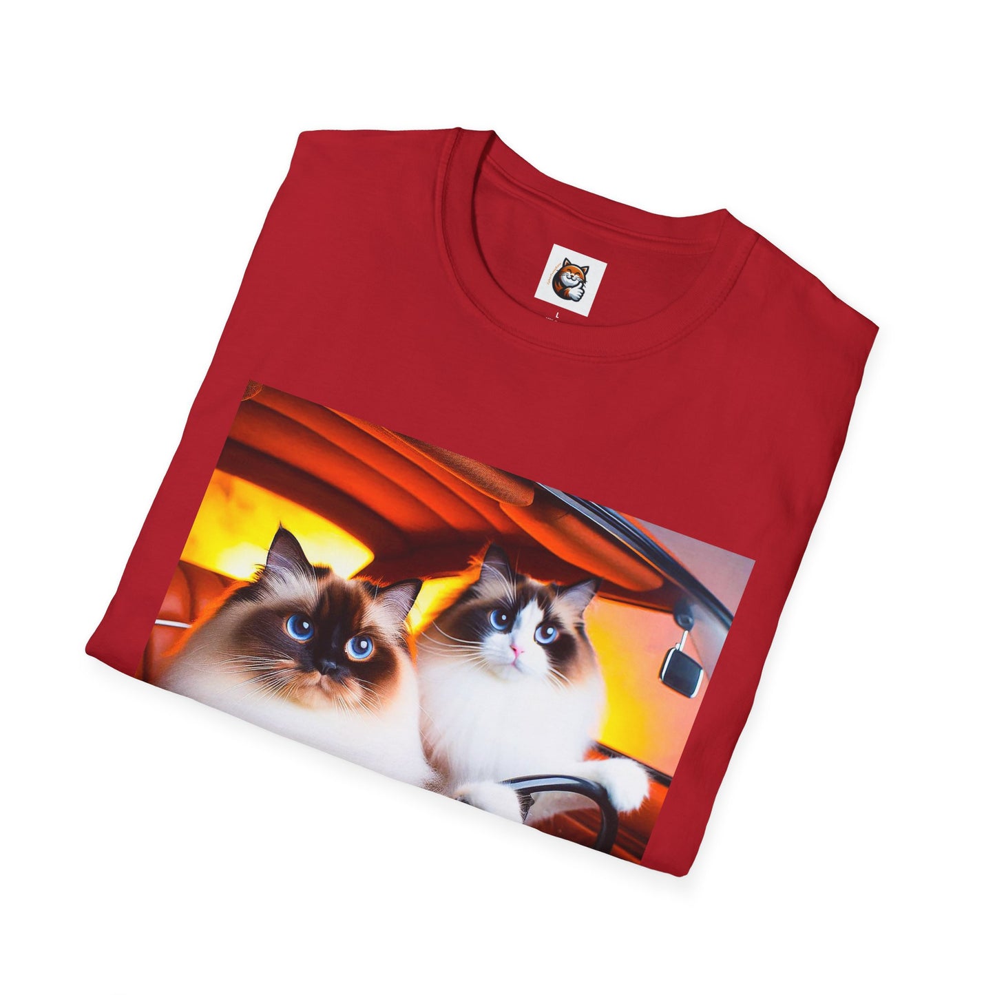 Wacky Ragdoll Unisex Softstyle T-Shirt