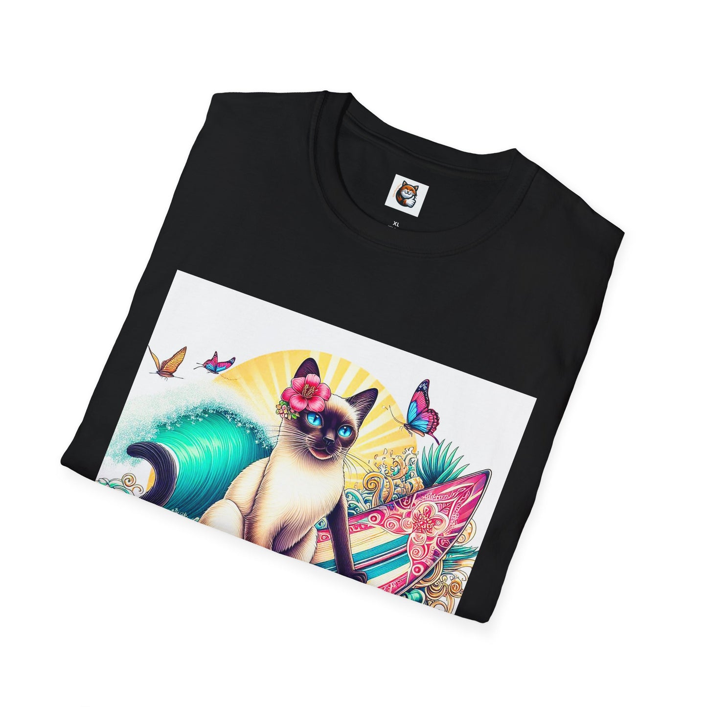 Siamese Cat surfing