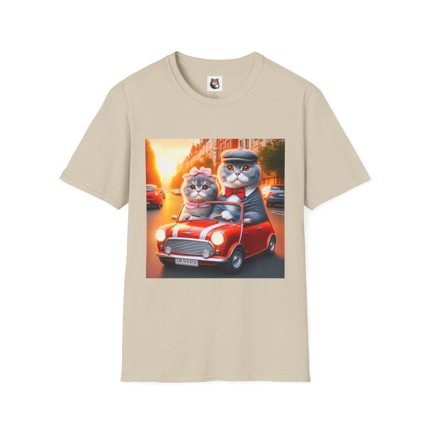 Scottish Fold tiny car T-Shirt
