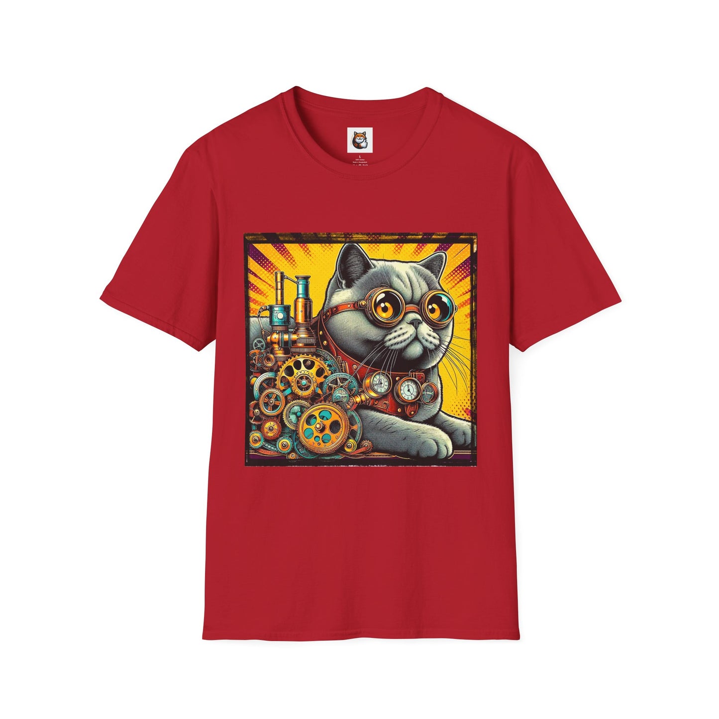 British Shorthair steam punk Softstyle T-Shirt