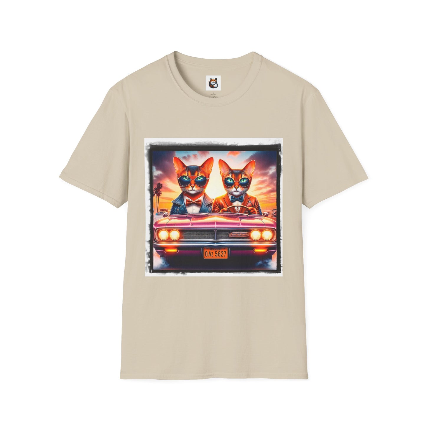 Wacky car driving Unisex Softstyle T-Shirt