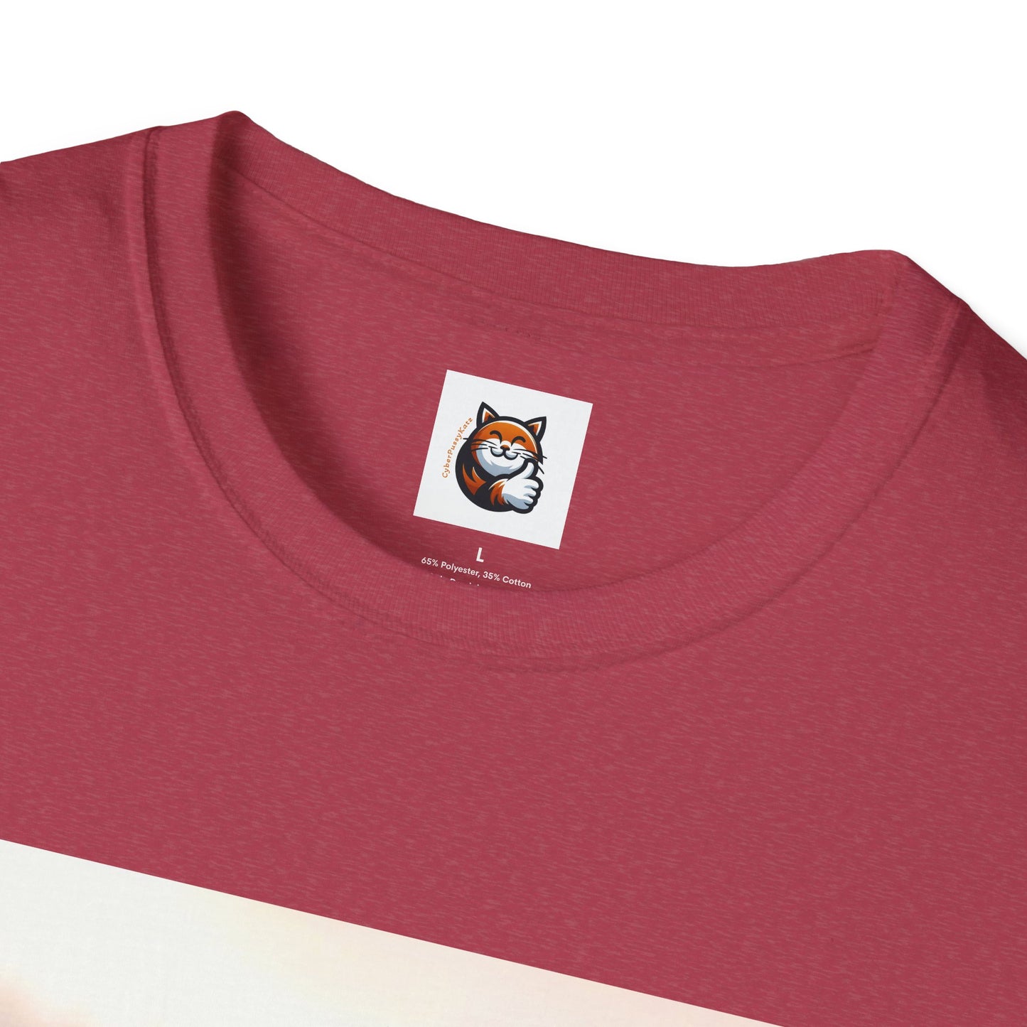 Wacky Persian Cat Unisex Softstyle T-Shirt