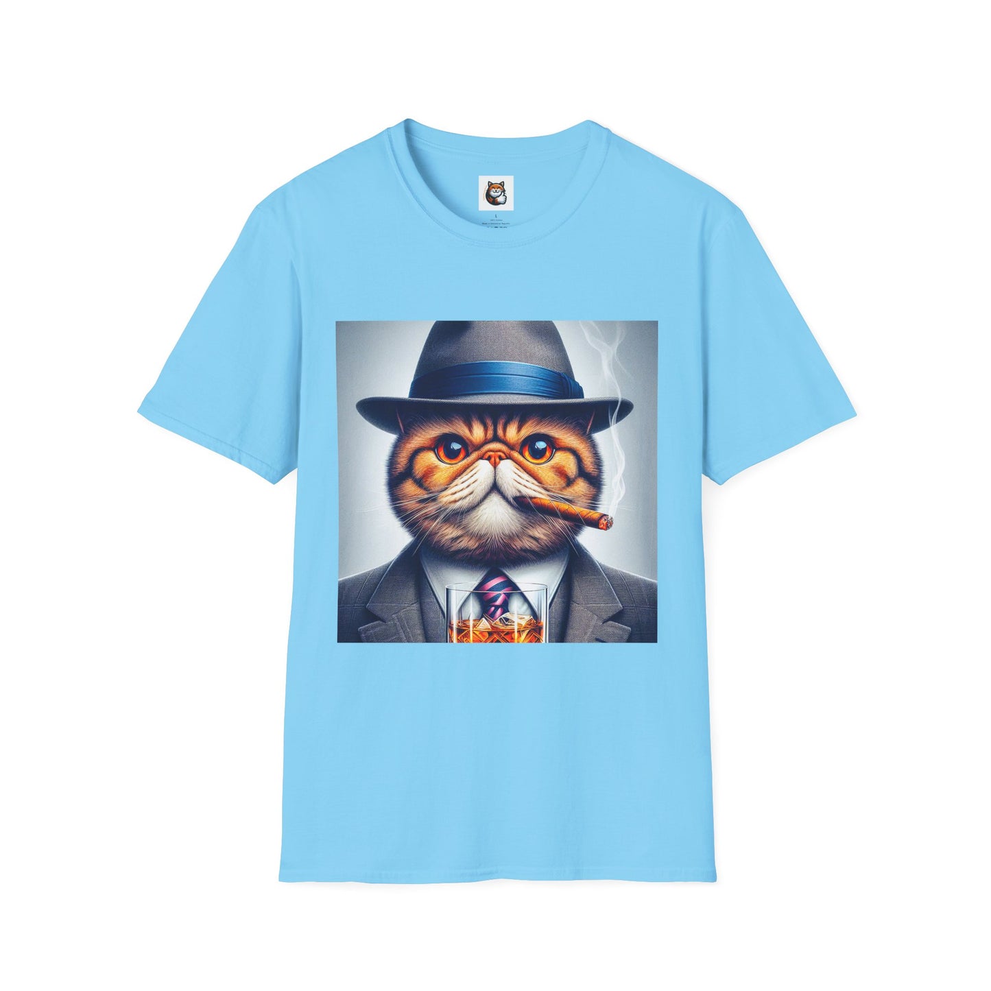 Exotic Shorthair Cat Unisex Softstyle T-Shirt