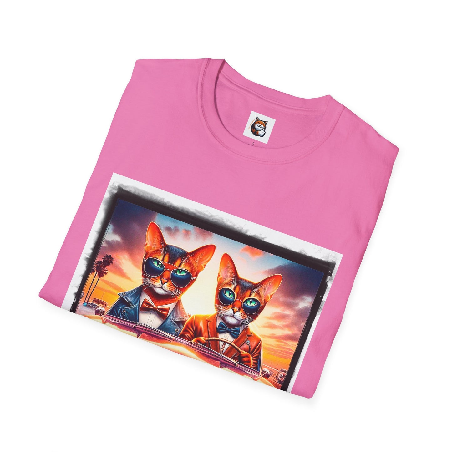 Wacky car driving Unisex Softstyle T-Shirt
