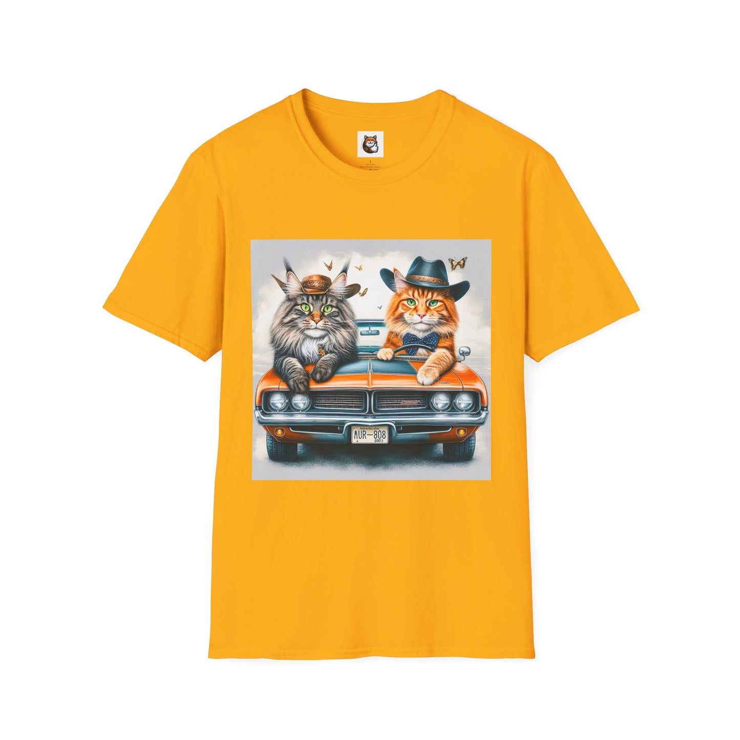 Wacky Maine Coon Unisex Softstyle T-Shirt