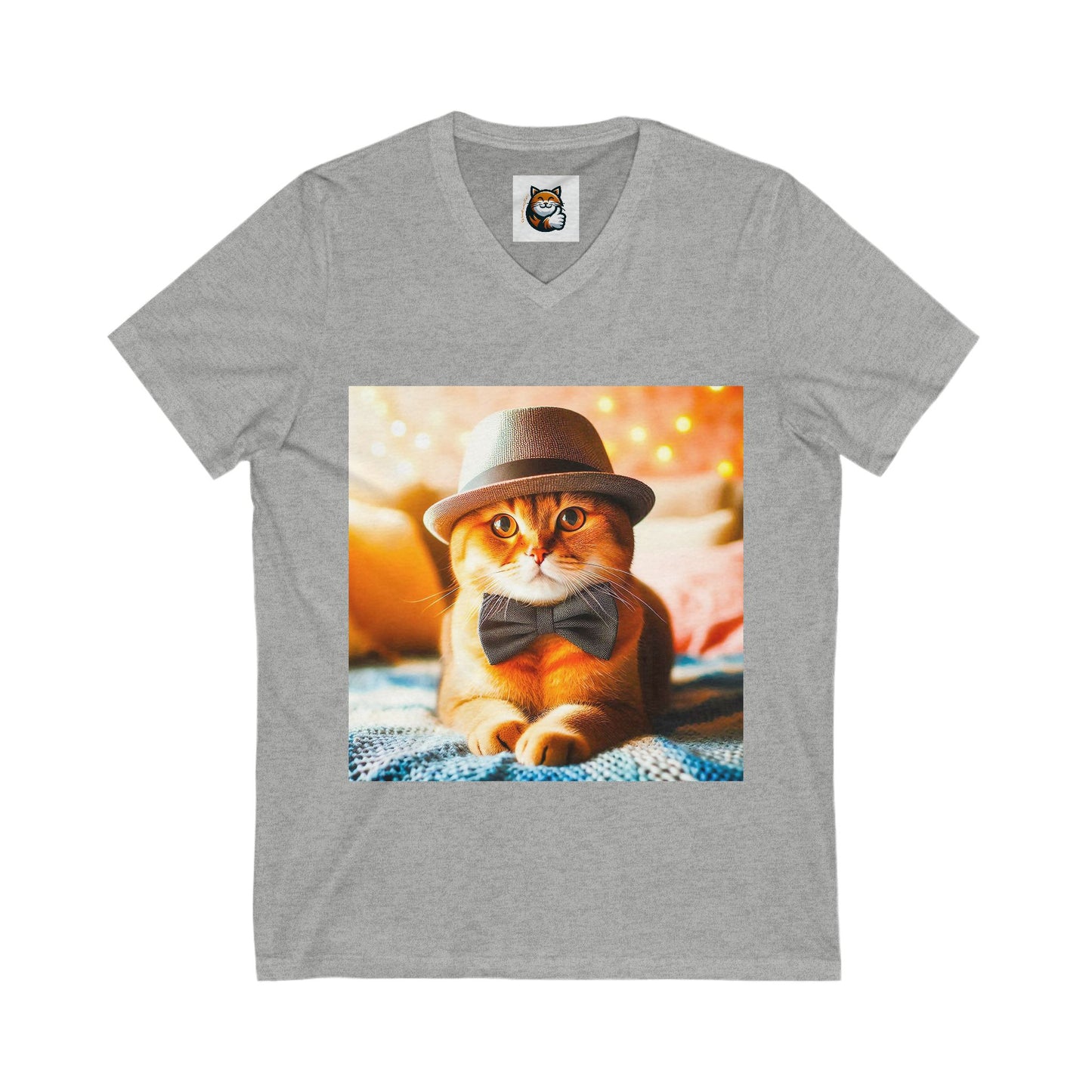 Scottish Fold pretty boy with top hat Tee